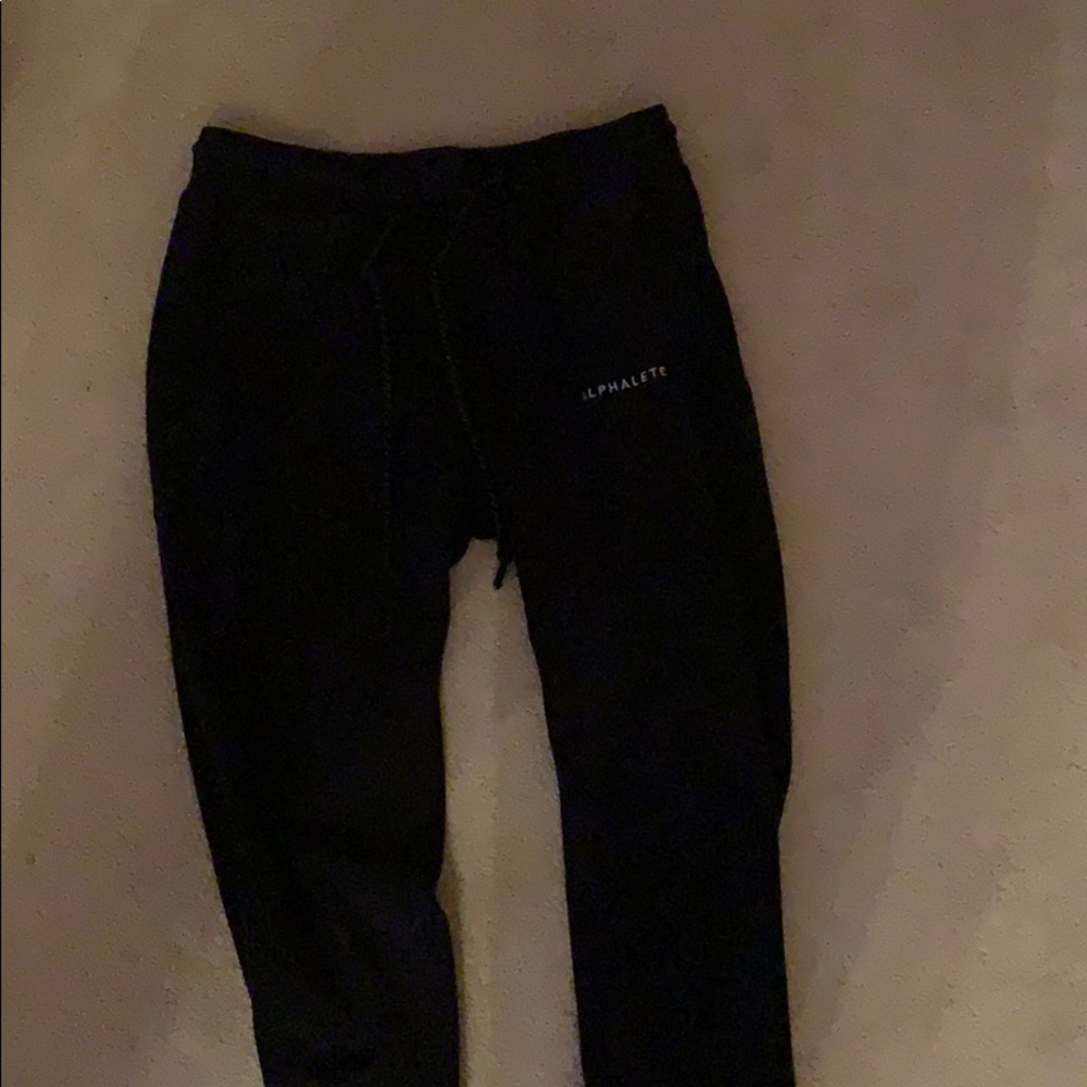 ALPHALETE BLACK WOMENS JOGGERS SIZE SMALL